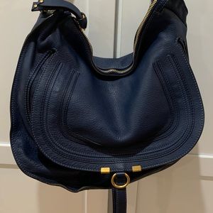 Large Marcie Chloe Hobo Bag/Purse (Navy)